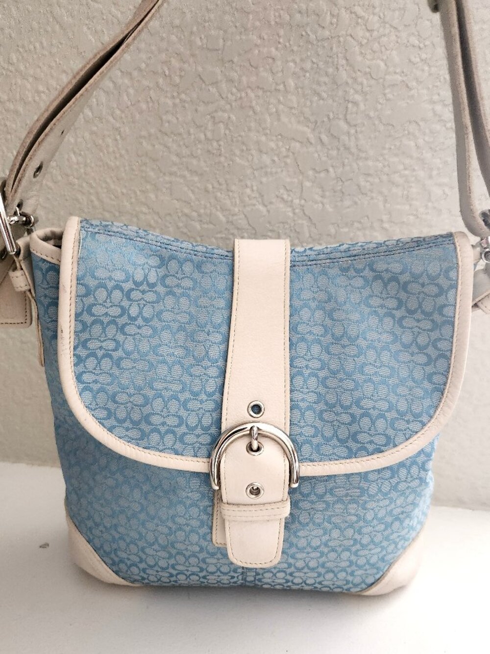 Euc Vintage Coach Signature Soho Hampton Shoulder Bag Purse